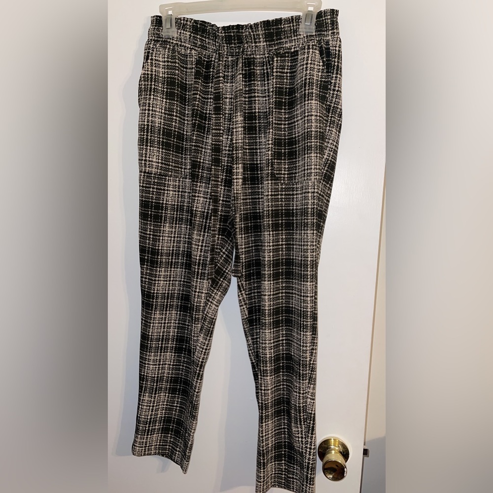 Green/Ivory dress pants